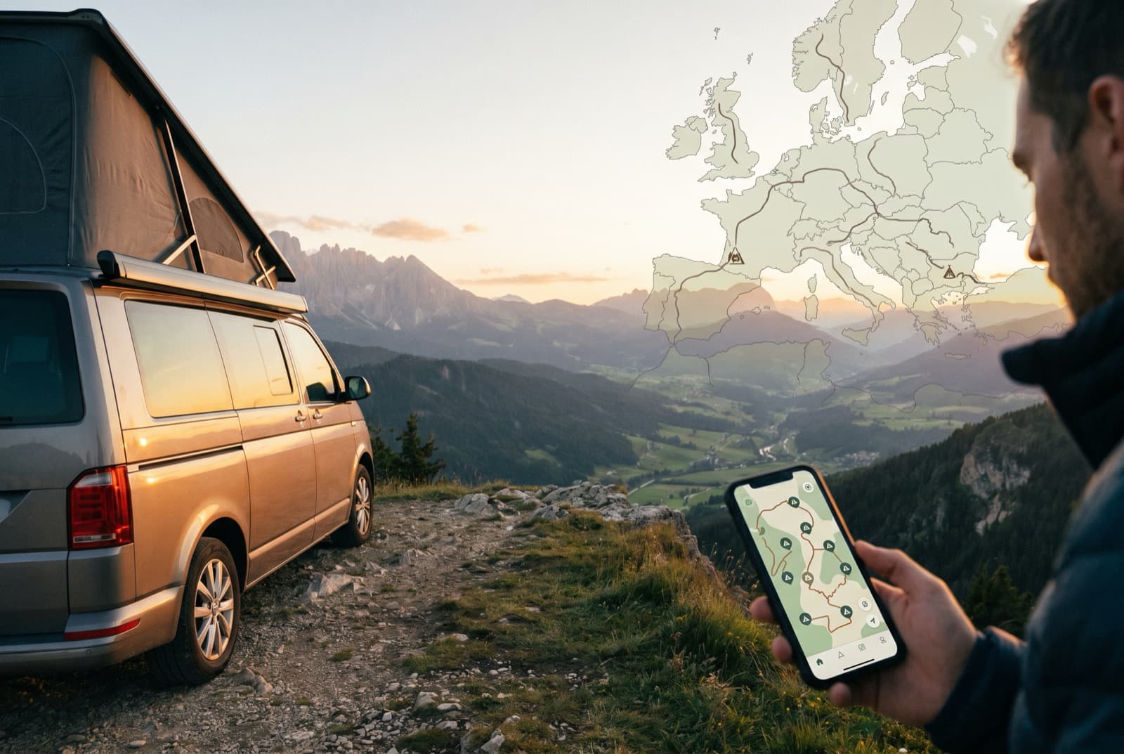 Les meilleures applications de camping en Europe, comparaison honnête