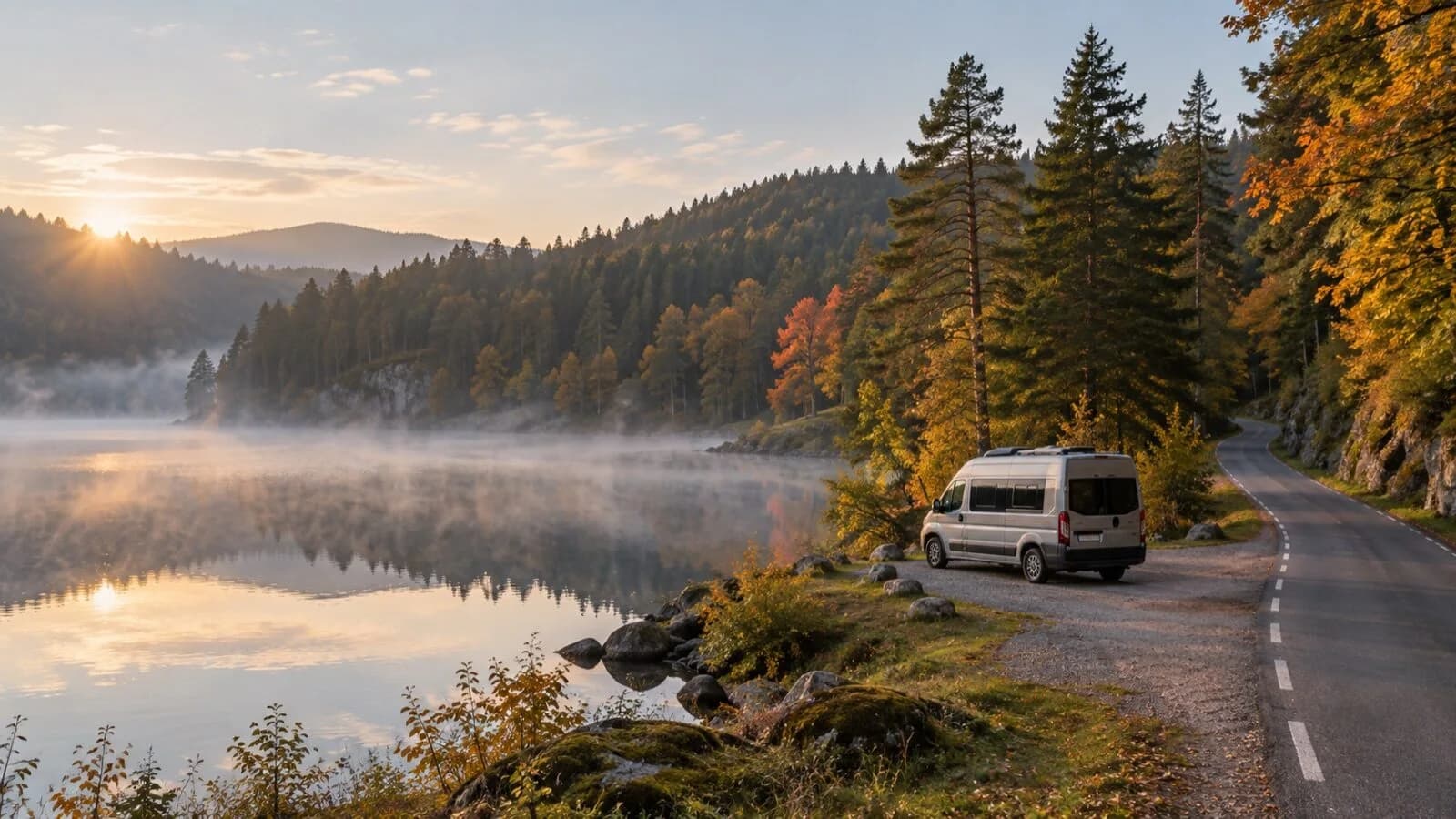 Best Forest and Lake Campervan Routes for Early Autumn