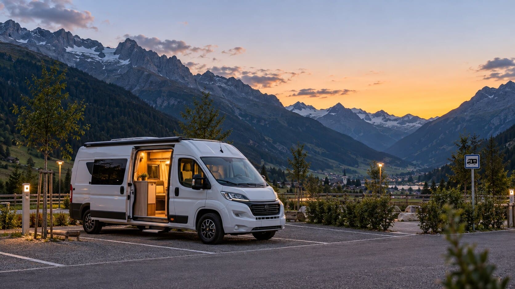 ¿Puedes pernoctar en Suiza y Austria con una camper?