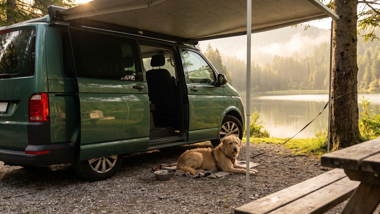 Sitios camper dog-friendly en Europa: cómo encontrar lugares que realmente funcionan