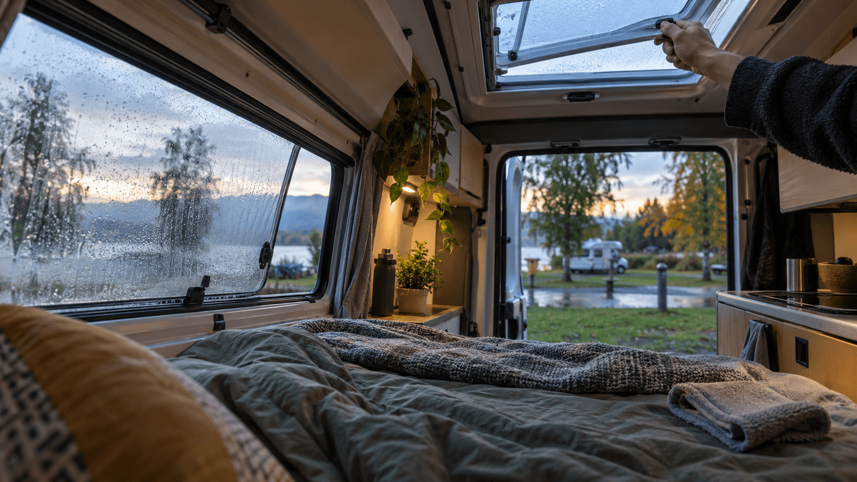 How to Stop Condensation in a Campervan: Ventilation, Heating and Overnight Setup